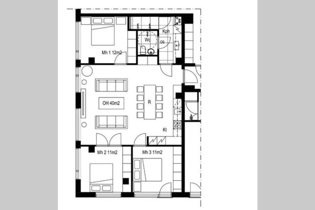 Sleek And Spacious 3 Bedroom Apartment In City Centre Helsínquia Exterior foto